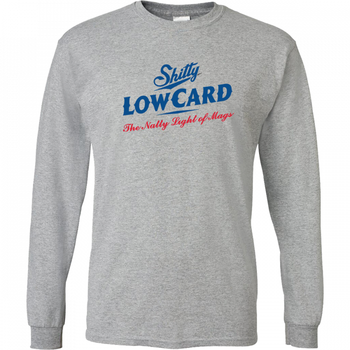 Lowcard Natty Logo Ls M-Heather Grey