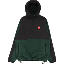 Choc Polar Fleece Pullover Hd/Swt S-Black/Grn