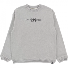 Girl Gs Embroidered Crew/Swt Xl-Heather Grey
