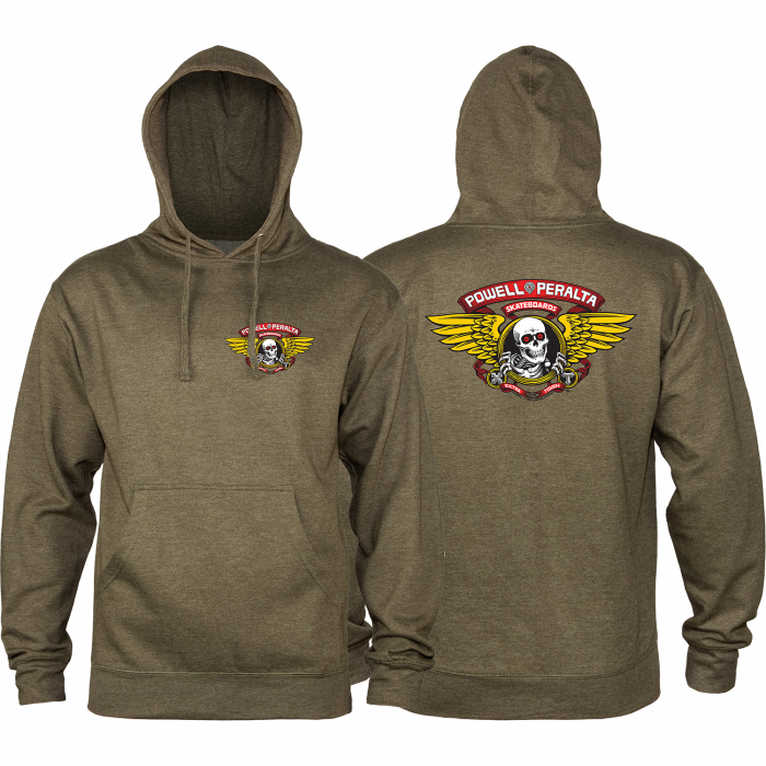 Pwl/P Winged Ripper Hd/Swt L-Army Heather