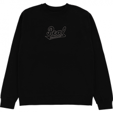 Real Script Emb Crew/Swt S-Black