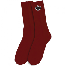 Found Teapot Crew Socks Cardinal 1Pr