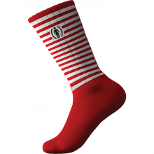 Girl (Red) Stripes Crew Socks Red/Wht