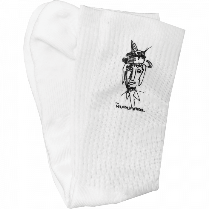 Thw Grasshopper Guy Crew Socks White 1Pr