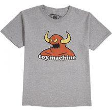 Tm Monster Yth Ss L-Grey