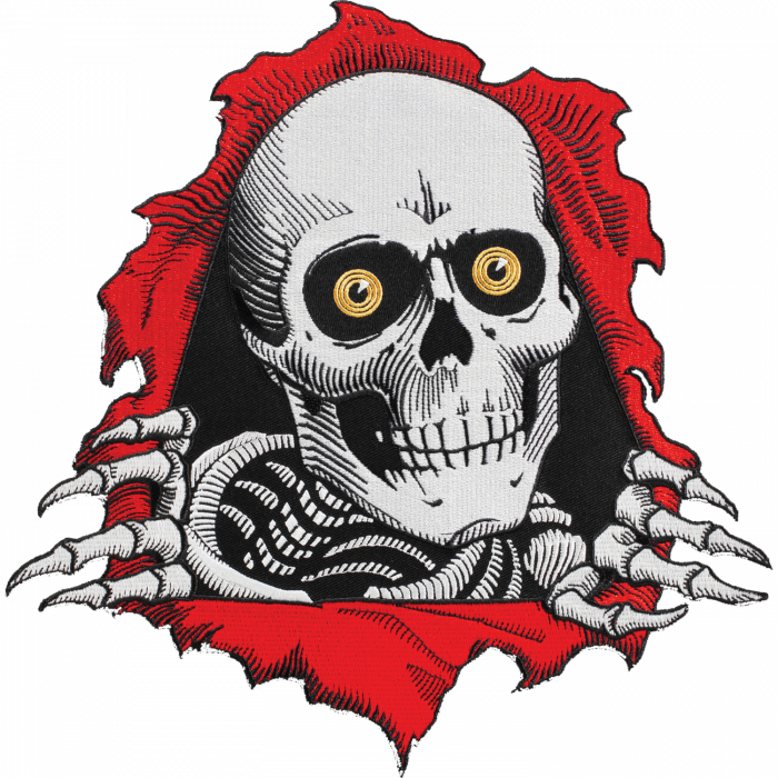 Pwl/P Ripper 10" Patch Wht/Red/Blk