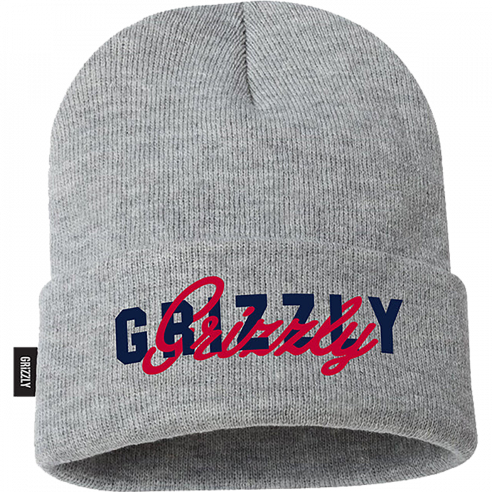 Grizzly No Substitute Beanie Grey