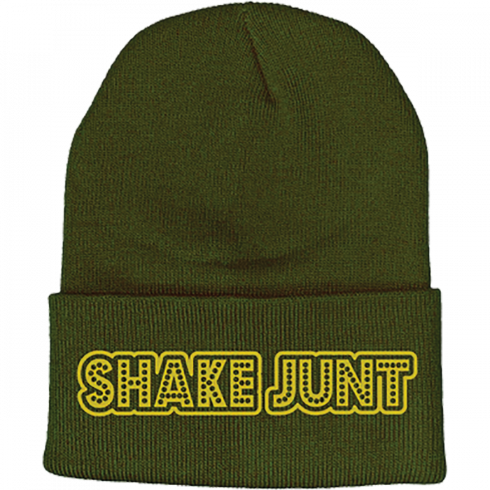 Sj Stretch Logo Beanie Green