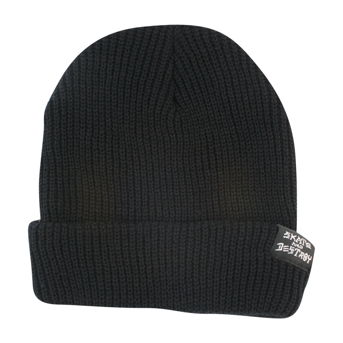Thrasher Skategoat/Skate & Destroy Beanie Black