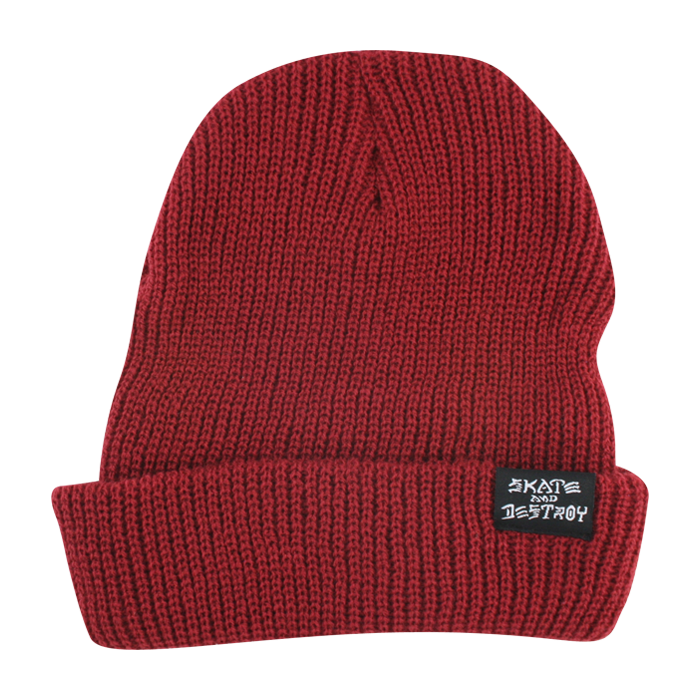 Thrasher Skategoat/Skate & Destroy Beanie Maroon
