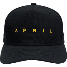 April Emb Logo Hat Adj-Blk/Gold