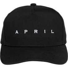 April Emb Logo Hat Adj-Blk/Wht