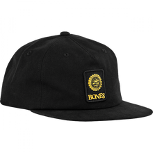 Bones Wheels Pushing Up Daisies 5 Panel Hat Black