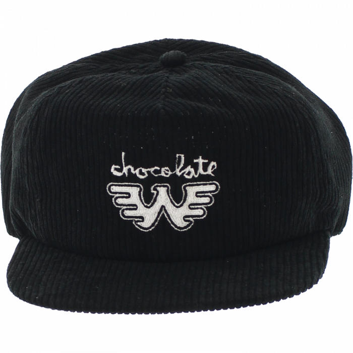 Choc Waylon W Cord 5 Panel Hat Adj-Black
