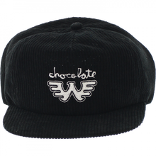 Choc Waylon W Cord 5 Panel Hat Adj-Black