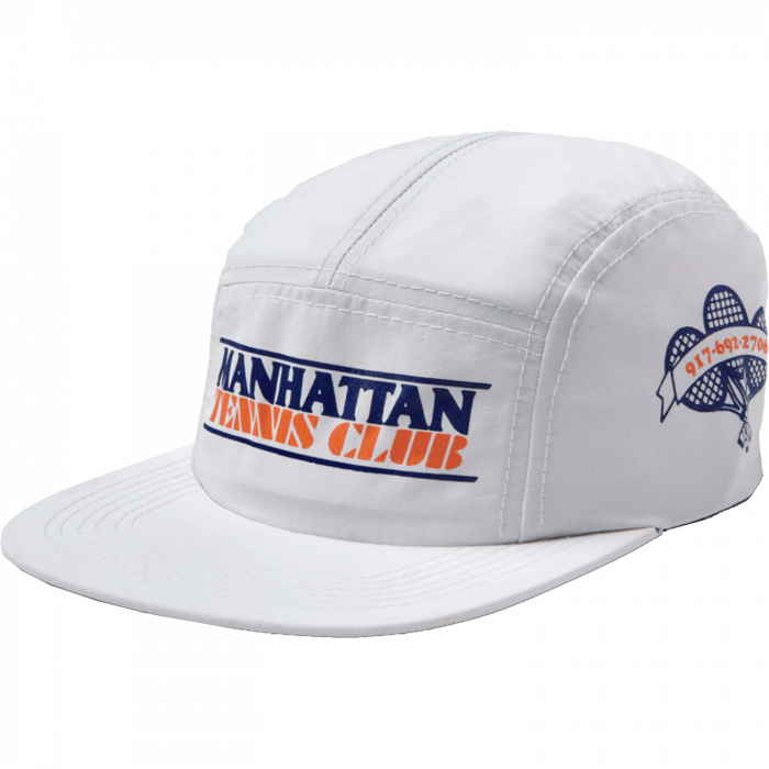 Call Me Manhattan Tennis Club Camp Hat Adj-White