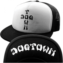 Dogtown Cross Letter Mesh Flip Adj-White/Blk