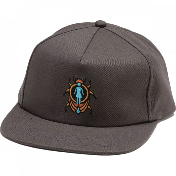 Girl Beetle Boss Hat Adj-Graphite