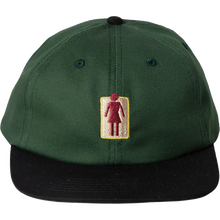 Girl Naturals 5 Panel Hat Adj-Forest Green