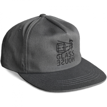 Glass House Projection Hat Adj-Charcoal