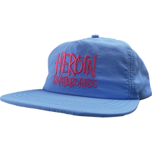 Heroin Script Nylon Hat Adj-Blu/Pink