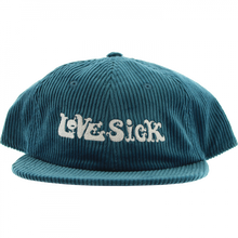 Lovesick Alone Again Cord Hat Adj- Teal