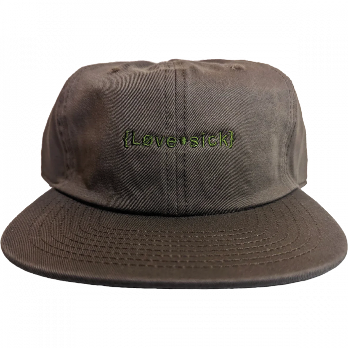 Lovesick Logo Cord Hat Adj-Walnut/Olive