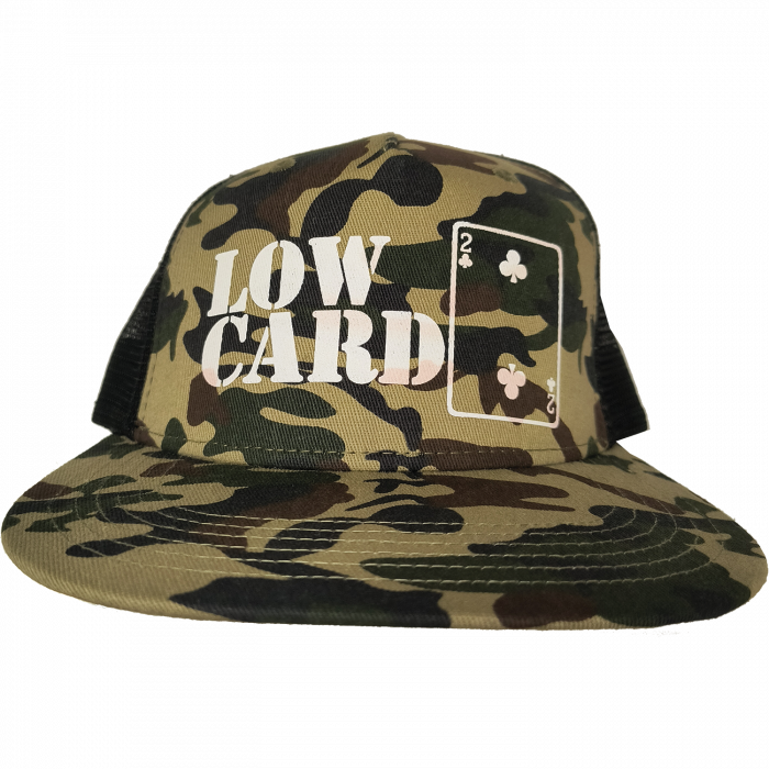 Lowcard Og Logo Mesh Hat Adj-Camo/Wht/Blk