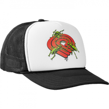Pwl/P Ants Mesh Hat Adj-Wht/Red/Blk