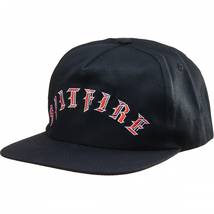 Sf Old E Arch Hat Adj-Black/Red/Green