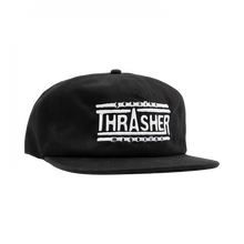 Thrasher Genuine Logo Hat Adj-Black/Wht