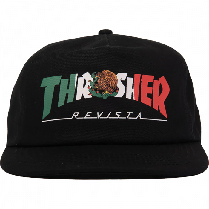 Thrasher Mexico Revista Hat Adj-Black