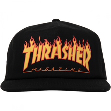 Thrasher Printed Flame Hat Adj-Black