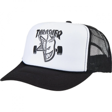 Thrasher Sf Thrash And Burn Mesh Hat Adj-Bk/Wt/Bk