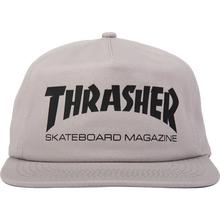 Thrasher Skate Mag Hat Adj-Grey/Black