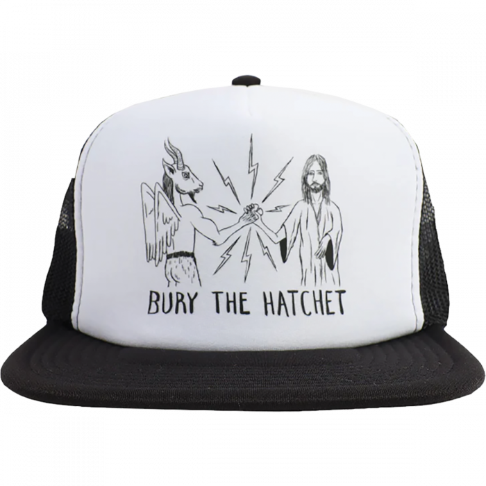 Thrasher Toy Machine Bth Trucker Hat Adj-Blk/Wht