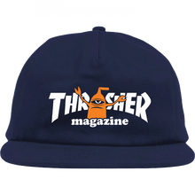 Thrasher Toy Machine Sect Hat Adj-Navy
