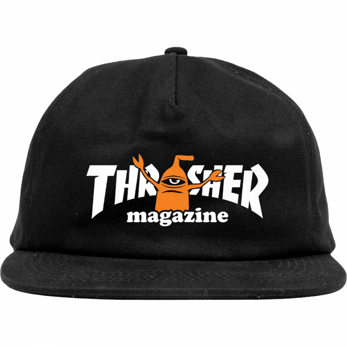 Thrasher Toy Machine Sect Hat Adj-Black