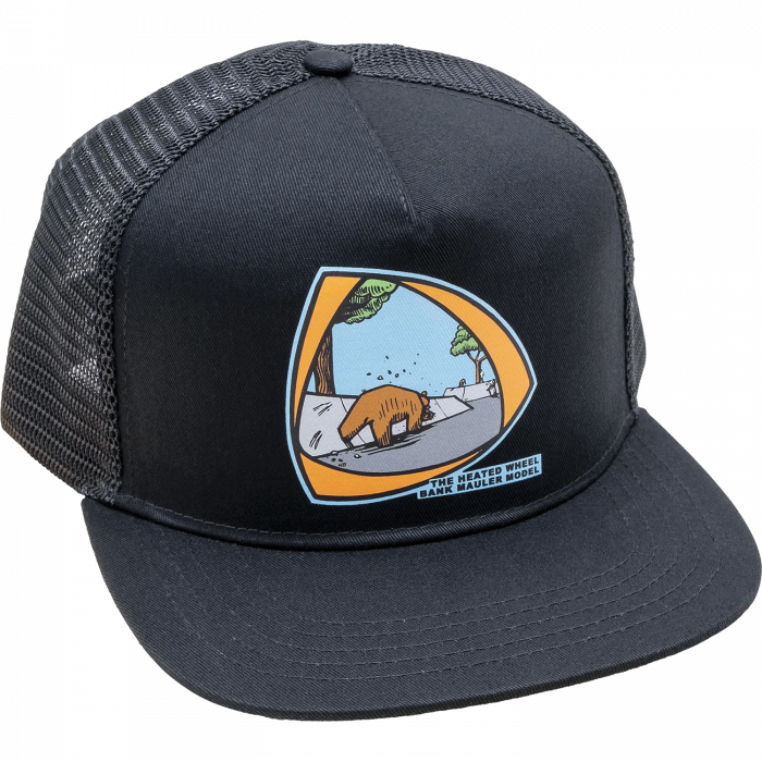 The Heated Wheel Bank Mauler Hat Adj-Black