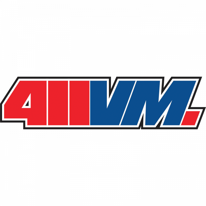 411Vm Logo Lapel Pin Red/Blue
