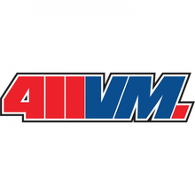 411Vm Logo Lapel Pin Red/Blue