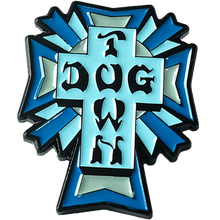Dogtown Cross Logo Enamel Pin Blue