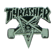 Thrasher Skategoat Lapel Pin Silver