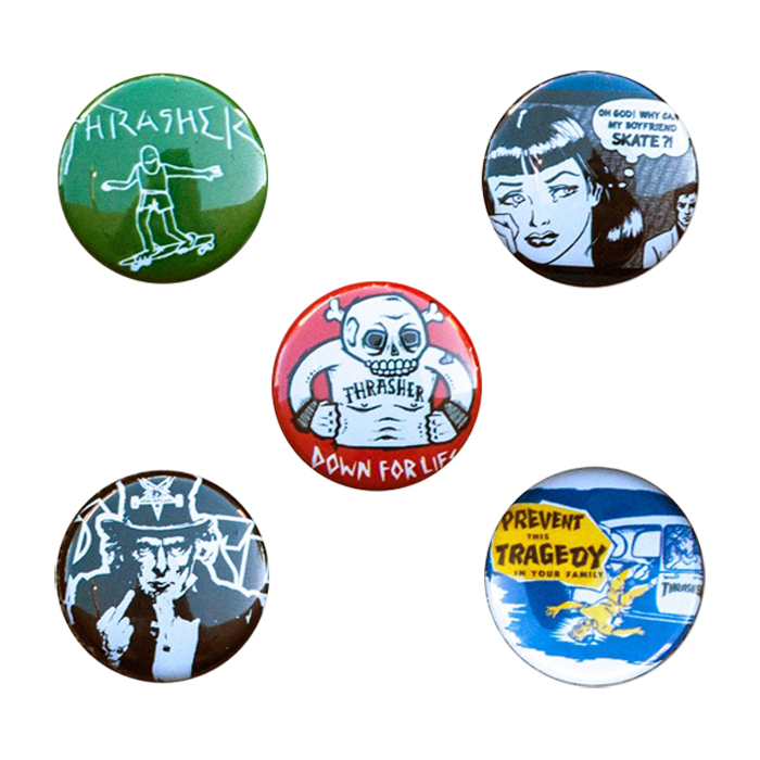 Thrasher Usual Suspects Pins Pack