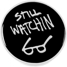 Thrasher Still Watchin Lapel Pin Blk/Wht