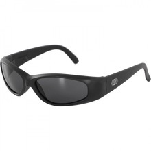 Baker Oval Wraparound Sunglasses Black