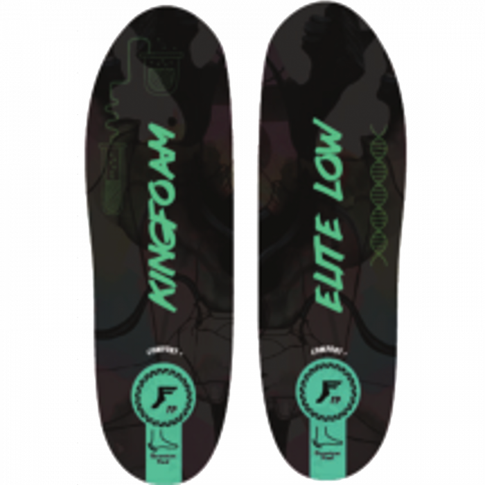 Fp Kf Quantum Heel Thin L 3-5Mm Bk Camo/Grn 8-14.5