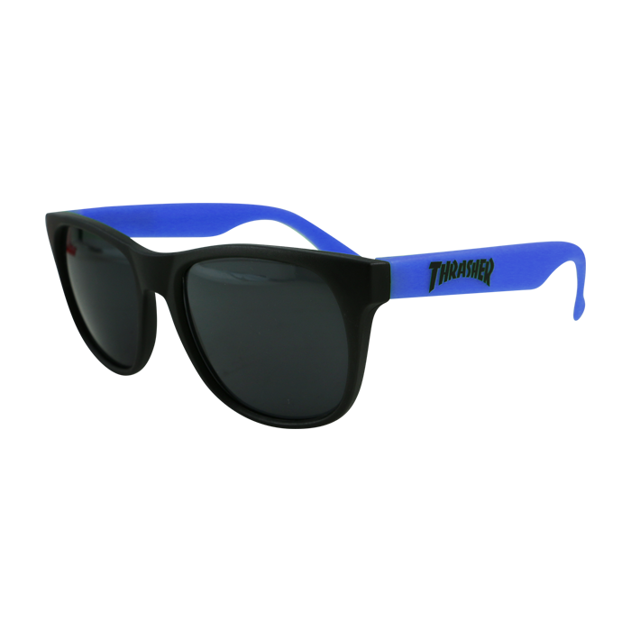 Thrasher Logo Sunglasses Blk/Blu